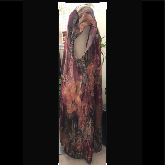 Martine Samoun Creation Silky Dress Tunic Overlay - Picture 3 of 7